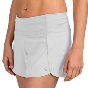 FREE FLY Women's Bamboo Lined Breeze 4" Shorts, Light Gray, Size XL